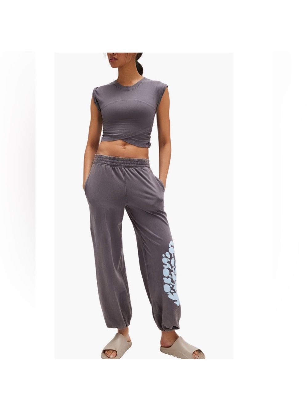 FP Movement Hot Shot Crossover Set in Dark Shadow size XL